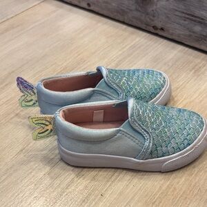 Kids Slip-On Shoes with mermaid  Detail